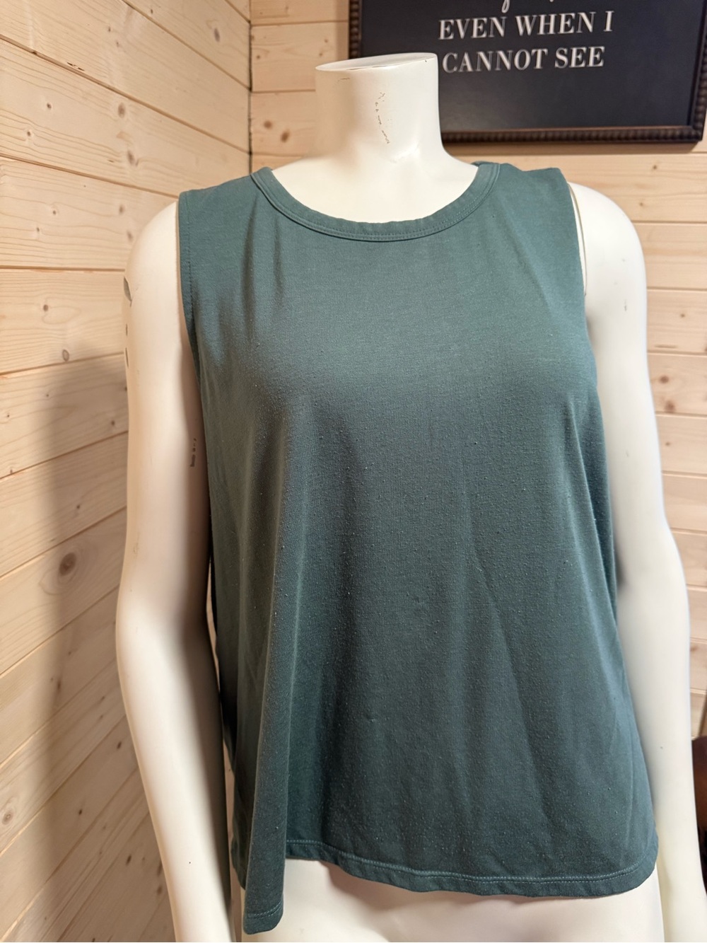 Old Navy Sleeveless Crewneck Tank Top - Teal Green